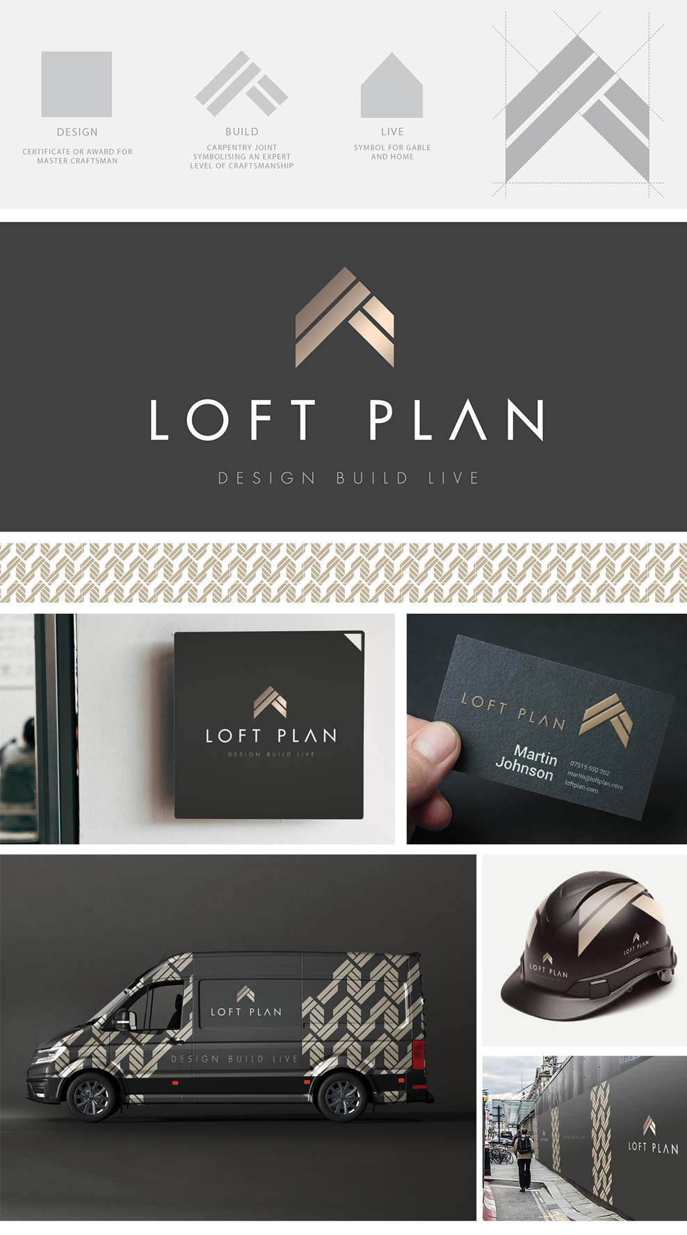 Example work for Client Rebrand